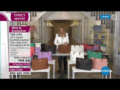 HSN | Joy Mangano Handbag Collection Premiere 03.10.2022 - 04 AM