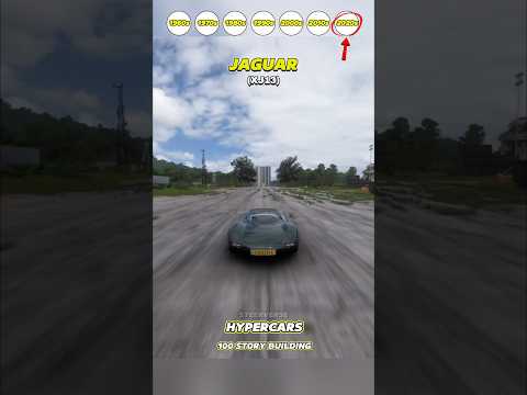 1960s to 2020s: Cars Vs 100 Story Building #shorts