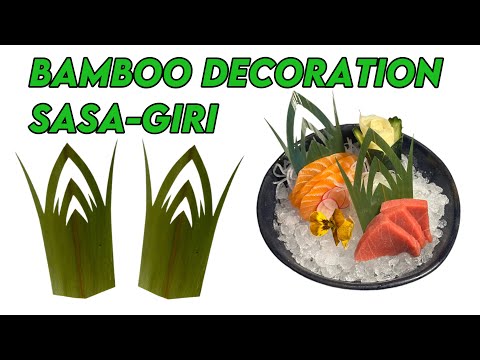 HOW TO MAKE DECORATION FOR SUSHI | SASA-GIRI