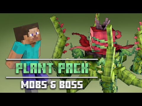 Minecraft Mobs & Boss Showcase | Plant Pack