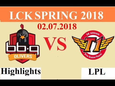[02.07.2018]: BBQ vs SKT - Highlights Game 2 - LCK Spring 2018 W4D2