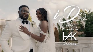 Elegance Unveiled: Jamaal & Porsche's Wedding Video at The Merion NJ | HAK Weddings