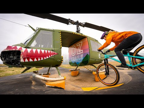 Riding The Runway Bike Park ! 🚁