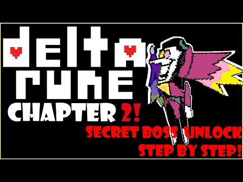 HOW To Unlock The Secret Boss In Deltarune Chapter 2? | Spamton NEO (Step By Step Tutorial)
