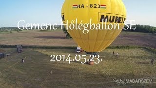 preview picture of video 'Gemenc Hőlégballon SE a Hősök Napján Madárszemmel'
