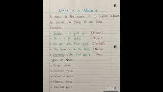 what is a Noun ?