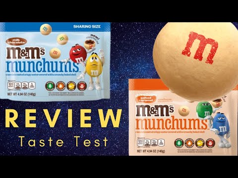 , title : 'They are BAKED! M&Ms Munchums Milk Chocolate, Salted Caramel | Bonus: Crunchy Cookie M&Ms | (Review)'