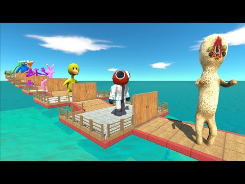 Scp 173 Attacks 7 Door Rainbow Friends - ARBS