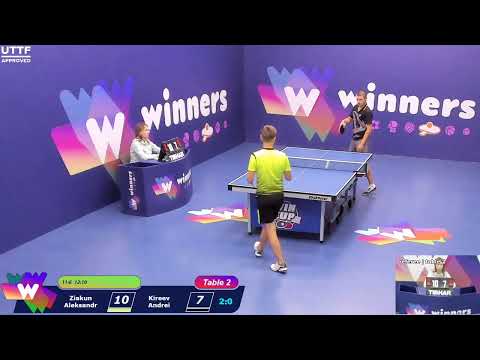 WINners CUP table 2  03.09 Ziakun Aleksandr -  Kireev Andrei 15:30