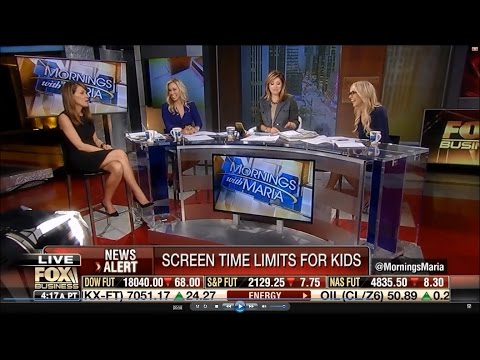 10-21-16 Kat Timpf on Mornings with Maria - Screen Time Limit for Kids