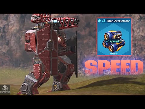 The Arthur Running Through The Battlefield With MAX 'Titan Accelerator' Module | Fast Moving Upgrade