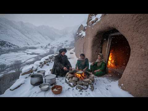 Surviving the brutal winter in Afghanistan’s coldest village —cooking food and daily struggles.