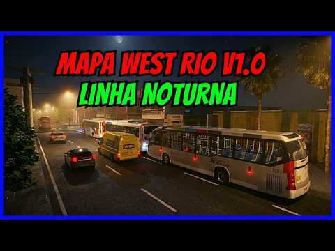 🔴Gameplay Proton Bus Simulator | Mapa West Rio V1.0 | Linha 793 | Mods | PBSU | Simulador