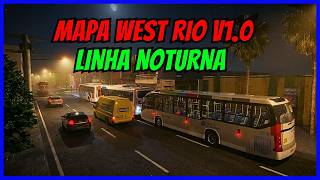 🔴Gameplay Proton Bus Simulator | Mapa West Rio V1.0 | Linha 793 | Mods | PBSU | Simulador