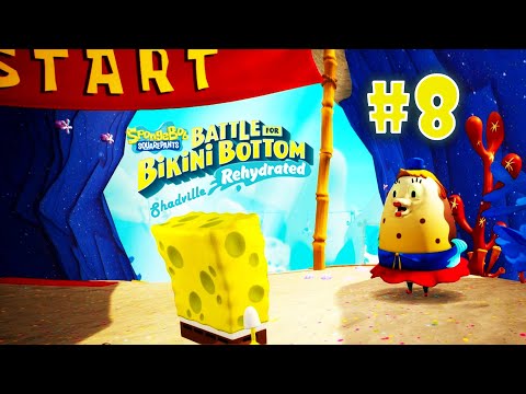 Песчаная гора ☀ SpongeBob SquarePants Battle for Bikini Bottom Прохождение игры #8
