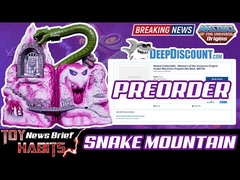 Snake Mountain Masters of the Universe Origins PREORDER + Price & Release Date Information