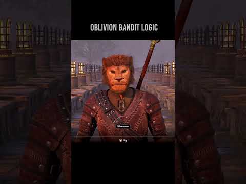 Oblivion Bandit Logic #oblivion #oblivionremastered #funnymoments