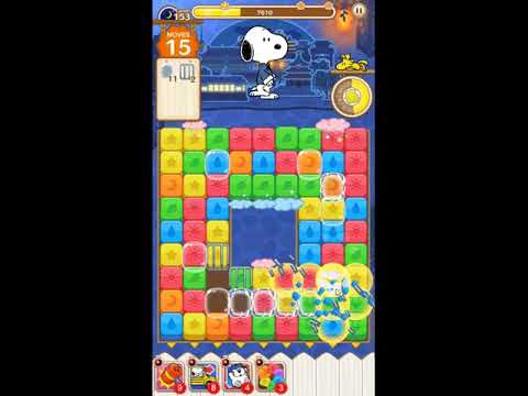 Snoopy Puzzle Journey Night Mode Level 153 - NO BOOSTERS 🐶🧩🧳 | SKILLGAMING ✔️