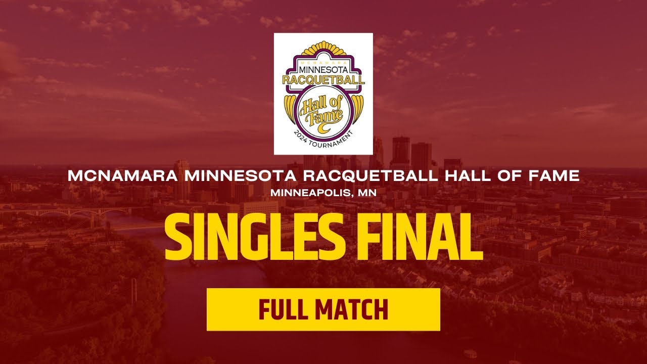 Racquetball: Moscoso v Waselenchuk @ 2024 McNamara Hall of Fame