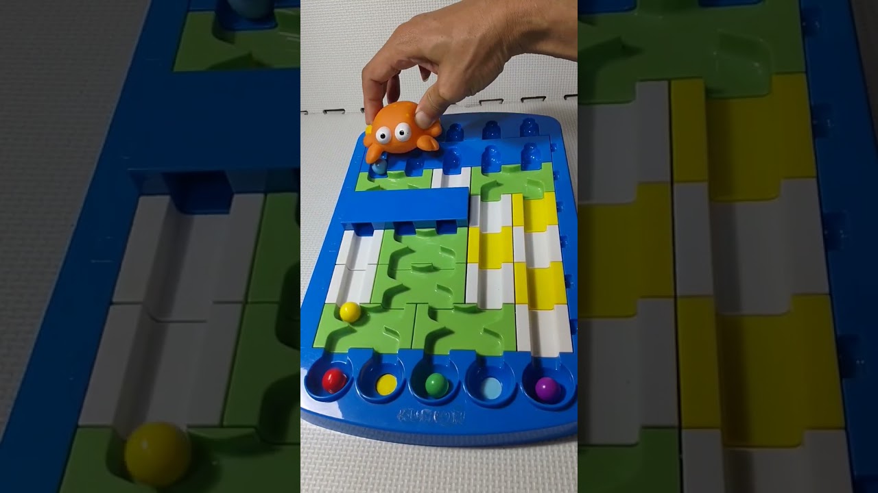 Marble Run ASMR ☆☆♫ Marble Rolling & Color Ball ♡▨_☆► ▷     #Shorts