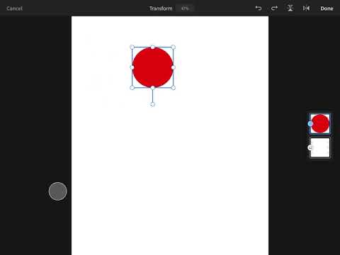 Getting started with shapes in adobe Fresco