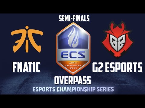 Fnatic vs G2 - ECS Season 1 Finals - BO3 - map1 de_overpass @ Semi-final