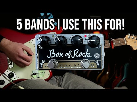 5 Bands I Use This For! | Zvex Effects Box Of Rock Pedal Demo