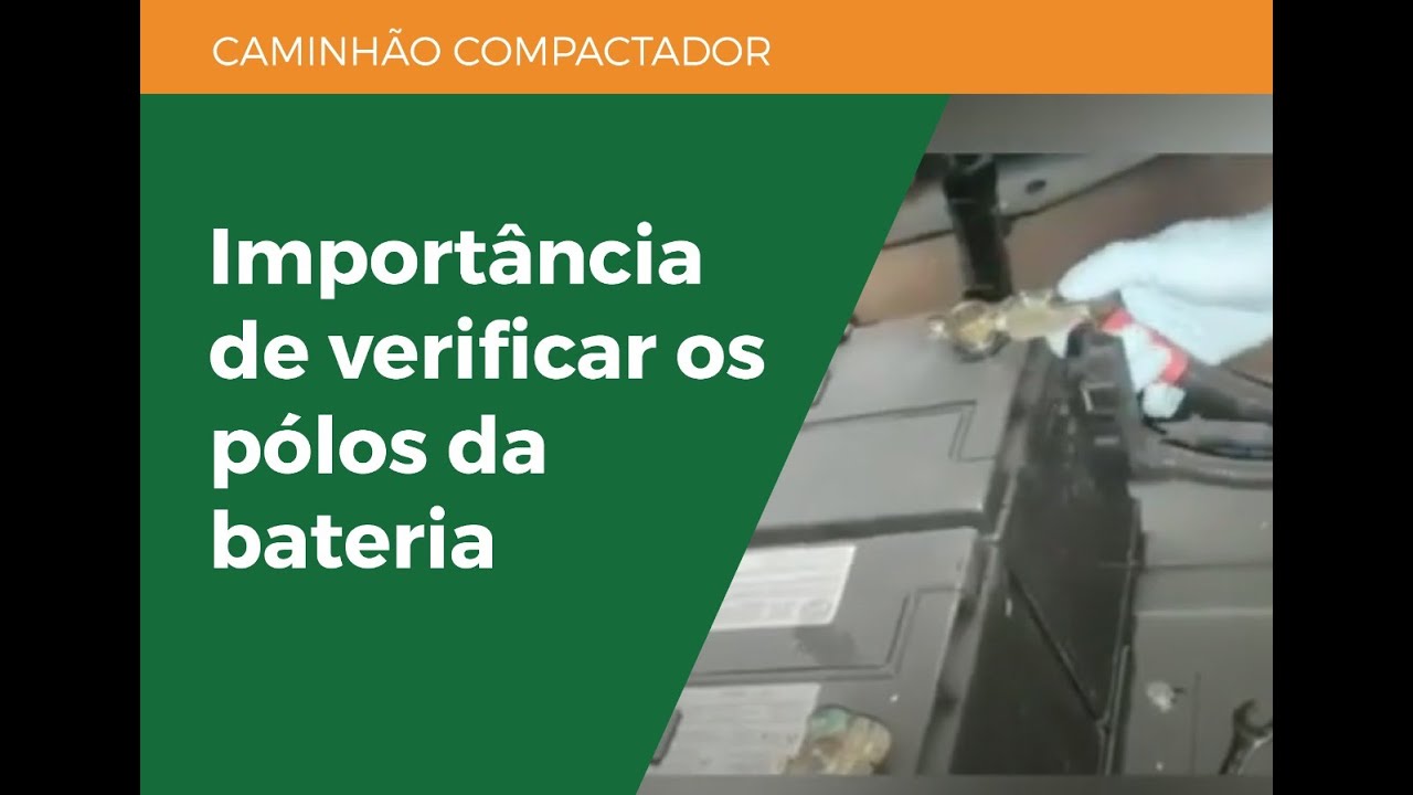 Importânica de verificvar os pólos de bateria