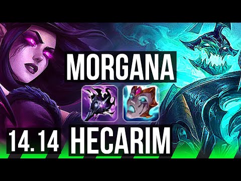 MORGANA vs HECARIM (JGL) | 6/1/12, 1300+ games | EUW Diamond | 14.14