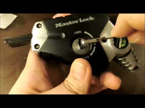 [006] Master Lock Python raked open (Terrible lock!!)