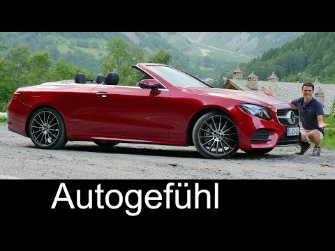 Mercedes E-Class Convertible FULL REVIEW test E-Klasse Cabriolet - Autogefühl