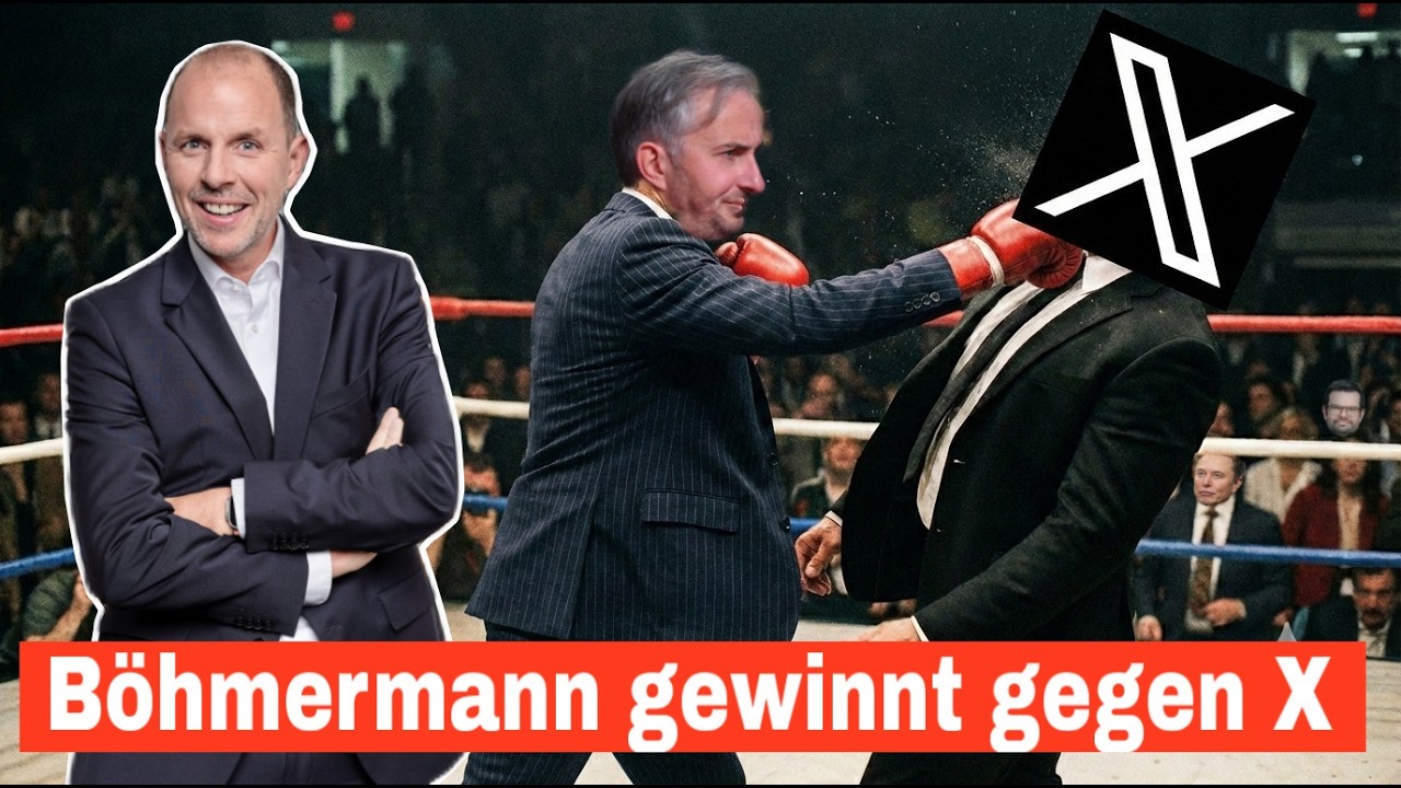 Böhmermann gewinnt gegen X: Streit um Parodie-Account  | Anwalt Christian Solmecke