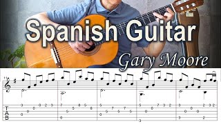Spanish Guitar / Gary Moore - Fingerstyle Guitar | TAB