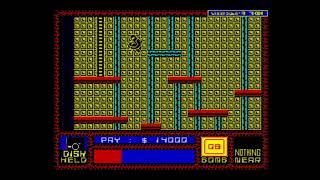 Saboteur (1985) 128k AY music version Walkthrough (Extremely Hard: Level 9) + Review