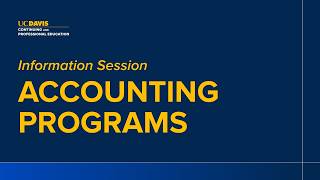 Accounting Programs Information Session