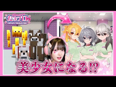 モブが美少女になってアイドルを目指すマインクラフト🎤🎀～第二話～【マイクラ  / Minecraft】【たまちゃん】