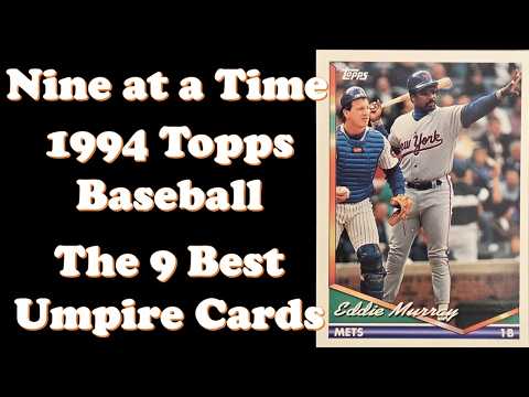 1994 Topps Baseball Umpires in pictures