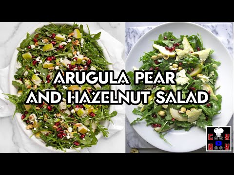 Tasty Arugula Pear &amp; Hazelnut Salad