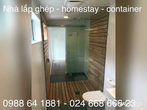 Nhà lắp ghép - Homestay - Container