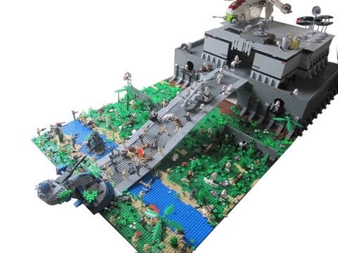 Lego Star Wars The Clone Wars Clone Base On Kashyyyk 20 Moc