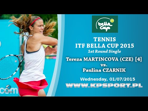 Tereza MARTINCOVA vs. Paulina CZARNIK / Bella Cup 2015 / 1st Round Singel