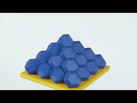 Polytroc Pyramid  Puzzle 4x4 with solution