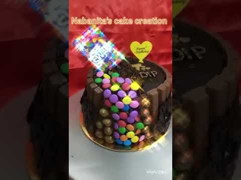 Nabanita's cake creation.