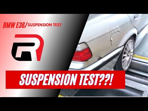 BMW E36 Suspension Test in SCS TEST | Reiber Auto