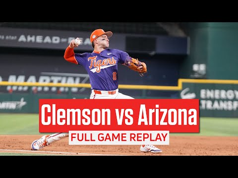 Clemson Baseball vs Arizona Full Game Replay | 2025 Shriners Children's College Showdown