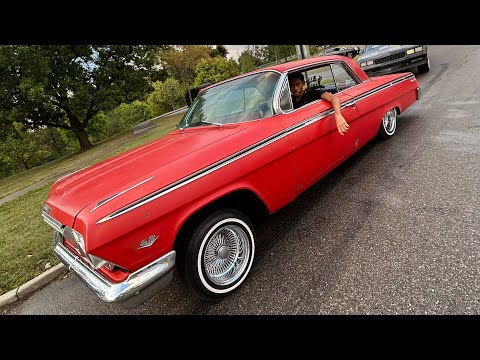 ENJOYING A 62 IMPALA LOWRIDER!