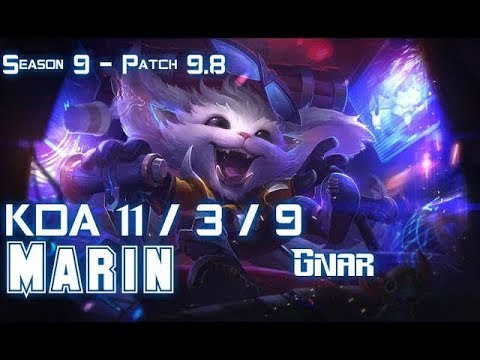 MaRin GNAR vs KAYLE Top - Patch 9.8 KR Ranked