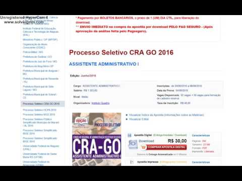 Concurso para  Conselho Regional de Administração do Estado de Goiás - CRAGO