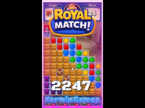 Royal Match Level 2247 - No Boosters Gameplay