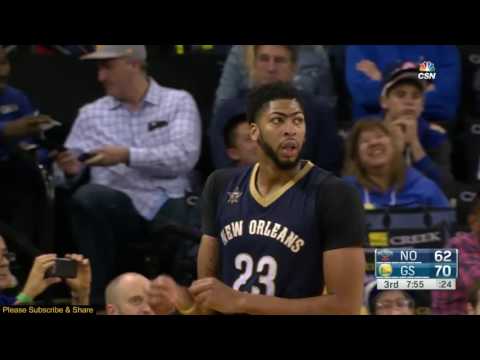 Anthony Davis' Spinning Shot | Pelicans vs Warriors | November 7, 2016 | 2016-17 NBA Season 25